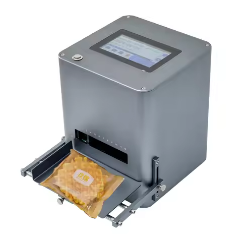 Desktop TIJ Inkjet Printer Date Coder EXP Batch MFG Logo Barcode Printing Machine for Pouch Plastic