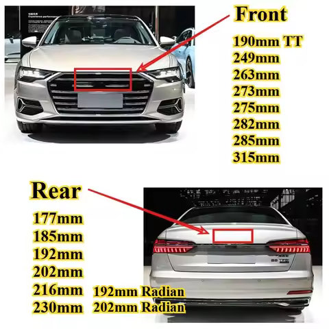 Car 4 Ring LOGO Hood Front Bonnet Grill Rear Trunk Emblem Logo Badge Sticker Decal For Audi A1 A3 A4
