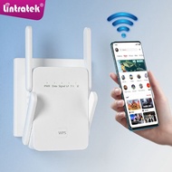 Lintratek 5G 1200Mbps Wifi Repeater 2.4Ghz Wifi Range Extender 300Mbps Wireless Wi-Fi Repeater Dual Band Network Wifi Amplifier