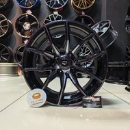 [4PCS] New Sport Rim 15inch RAXER HEX 5S 15X7JJ ET35 8H100/114.3 FPBLKB