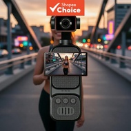 Birthday Gift Pocket Vlog Camera Rotatable Lens Night Shot Cam for Content Creator