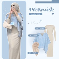 One Set for Modern Women (ARWEN OUTER | ORINA LOS DRESS | HIJAB BELLA SQUARE) 3-IN-1 Girls' Set - SW