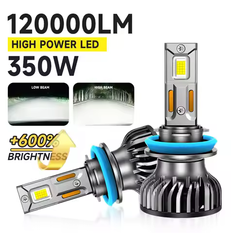 CHSWDI 2PCS Car Headlight Bulbs H7 120000LM LED CANBUS H1 H4 H11 HB4 HB3 9005 9006 9012 Led 30PCS CS