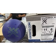 Bowling Ball - EBONITE - TURBO X- SOLID REACTIVE - SPINNER - 11LBS - X Proshop - X Pro Shop - XPROSH