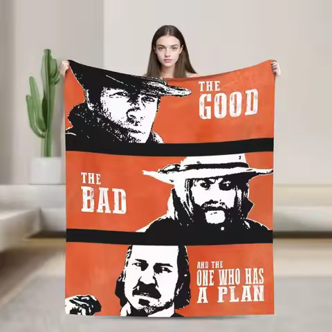 Arthur Morgan West Cowboy Action King Game Character Blanket Red Dead Redemption Flannel Bedding Thr