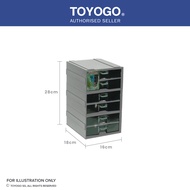 Toyogo 736-3 Compartment Drawer (3 Tier)