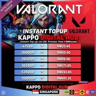 VALORANT POINT SINGAPORE(SG) TOPUP POINT VP Cheap 475/1000/2050