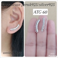 WHITE ATG60 SILVER 925 EK EARRINGS