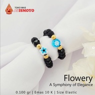 Cincin Emas Kristal Flowery J5 Ismoyo