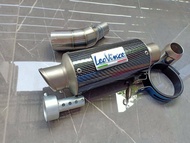 ชุดท่อสลิปออน R3MT03แสตนเลสเกรด 304 อย่างดีสวม 2 นิ้ว(51 มม.)+ปลายท่อลีโอเคฟล่า 11 นิ้ว