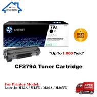 HP CF279A /79A/Black LaserJet Toner Cartridge CF279A/ Toner (Black) - LaserJetPro M12/MFP M26a Ink