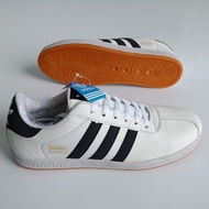 Running Shoes Adidas White Black - Premium Gazelle Triple Stripe Shoes - Latest Imported Men's Sports Shoes