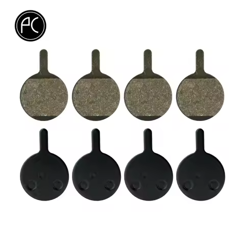 PCycling 4 Pairs Bicycle Semi - Metallic Disc Brake Pads For Magura Louise/ Clara 2000 Mountain Bike