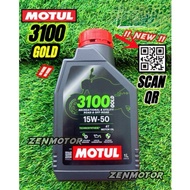 ✅100% ORIGINAL MOTUL 4T 3100 15W50 4T MOTUL MINYAK HITAM MINYAK ENJIN ENGINE MOTUL LC135 OIL FILTER 