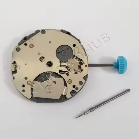 Miyota 6P09 Quartz Movement Height: 3.45 mm 3 Hands 4 eyes ( Month / Day / Date / 24 Hour )