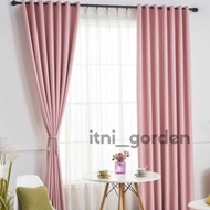 Blackout saffron Curtains 100% Wide 7 Waves