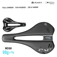 2024 RYET Carbon 3D-printed Bike Saddle Ultralight 135g 7*7 Saddle For Men Women Triathlon Road MTB 