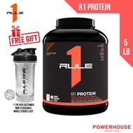 Rule 1 Protein 100% Whey Isolate & Hydrolyzed Whey Protein Isolate, 5lb [R1 Protein, Muscle Recovery