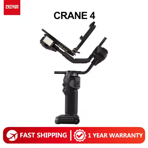 ZHIYUN CRANE 4 Camera Gimbal Bluetooth Control Compatibile with DSLR and Cinema Cameras for Film Vlo