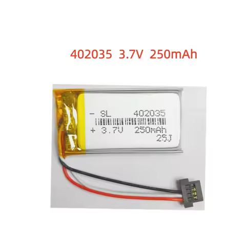 3Pin 402035 3.7V 250mAh Small Size Lipo Rechargeable Battery Lithium Polymer For MP3 Bluetooth MID h