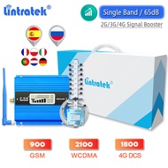Lintratek 2G GSM 900 Signal Booster 3G WCDMA UMTS 2100 4G LTE DCS 1800 Cellular Mobile Phone Signal 