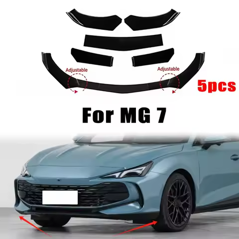 5Pcs ABS Material Universal Car Front Bumper Separator Bumper Lip Body Kit Duck Lip Separator For MG