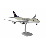 Saudia Airlines Cargo Boeing 747-8F Display model 1/200 Hogan wings Pilot Gift Man