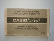 CASIO fx-350 計算機說明書