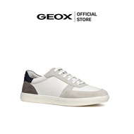 GEOX รองเท้าผ้าใบผู้ชาย รุ่น U AVOLA - OFF WHITE/WHITE FW24 (U46GSAC1209M_F4WTXX)