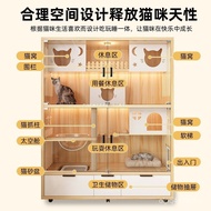 Cat House Free Space Cage Toilet Indoor Cat Cat Cat Cabinet Villa Nest 76BH