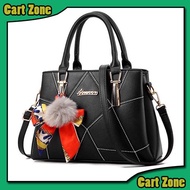 CartZone Korean  Luxury Branded Leather Ladies Crossbody Sling Bags Woman Handbags Pattern Designs
