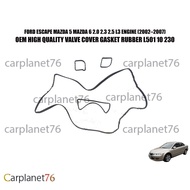 FORD ESCAPE MAZDA 5 MAZDA 6 2.0 2.3 2.5 L3 ENGINE (2002–2007) VALVE COVER GASKET RUBBER L501 10 230 