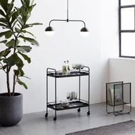 【Hübsch】－020705 工業風黑色收納推車