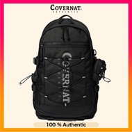 [SET] COVERNAT New Authentic Backpack 27L + String Backpack Pouch - Black (2025 NEW) / 15 inches Lap