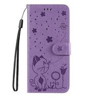 Cute Cat Case for Sony Xperia 20 10 5 1 L4 VI V IV III II 2024 Leather Wallet Flip Casing Cartoon Pr