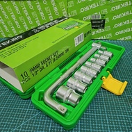 KUNCI SOK TEKIRO 24 PCS SOK SET 8 - 32 MM BOX PLASTIK - PLASTIK 6PT BISA COD  ( Lengkap Paket Bengke