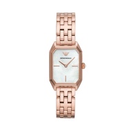 Emporio Armani Women's Two-Hand Rose Gold-Tone Stainless Steel Watch AR11147