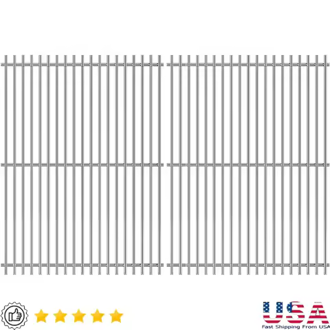 18.75 Inch Stainless Steel Grill Grates Weber Genesis II 300 LX Series Gas Grills Replacement BBQ Ac