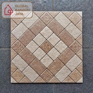 Keramik Platinum 40 X 40 Antonio Brown / Keramik Lantai Kasar Teras Originalll 100% Best Seller