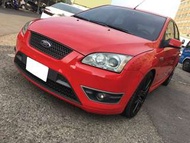 【全額貸】二手車 中古車 2005年 FOCUS 5D ST2.5 紅色 黑內裝