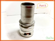 ข้อต่อสวมเร็วสแตนเลส BSPT SS316 จำหน่ายขนาด1/2ถึง4’’