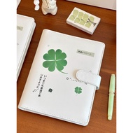 4-Leaf Clover A5 PU Leather Album Book – 4 3 Inch Photo Compartments, Storage & Idol Card Collectibl