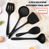 Mamashop 5pcs Silicone Kitchen Tool/ Spatula Silicone Shovel Nylon Silicone Cookware Kitchen Cooking