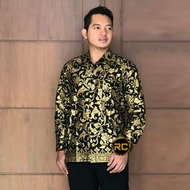 KEMEJA Batik Motif 1502 Men's Batik Top Prada Shirt
