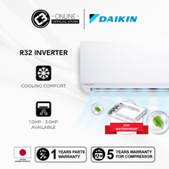 (KLANG VALLEY) Daikin- FTKF Wifi Series 1.HP, 1.5HP, 2.0HP, 2.5HP (R32) Inverter Air Conditioner