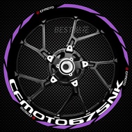 For CFMOTO  675NK 250SR NK 800NK 675SR Motorcycle Modified Wheel Sticker Reflective Garland