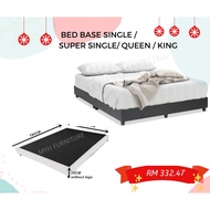 KATIL DIVAN 4 SAIZ TERSEDIA/BED BASE SINGLE BED QUEEN BED/DIVAN BASE/DIVAN BED/BED WITH HEADBOARD