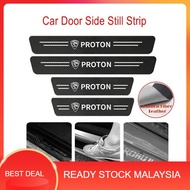 Side Door Step Protector DIY Perodua Alza Axia Aruz myvi Bezza Viva Accessories Carbon Fiber [4pc/set]
