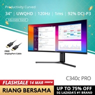 PRISM+ C340c PRO 34" 120Hz Productivity Curve Monitor [3440 x 1440]