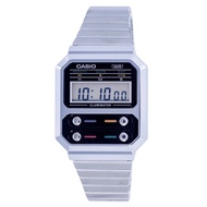 Casio Vintage Digital Stainless Steel A100WE-1A A100WE-1 Mens Watch